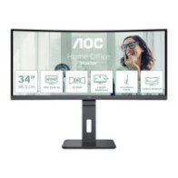 AOC|CU34P3CV|34 "|VA|21:9|100 Hz|4 ms|3440 x 1440 pixels|HDMI ports
