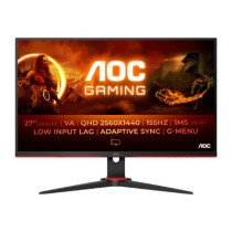AOC | Monitor | Q27G2E/BK | 27 " | VA | QHD | 16:9 | 155 Hz | 1 ms | 2560 x 1440 | 250 cd/m² | HDMI ports quantity 2 |