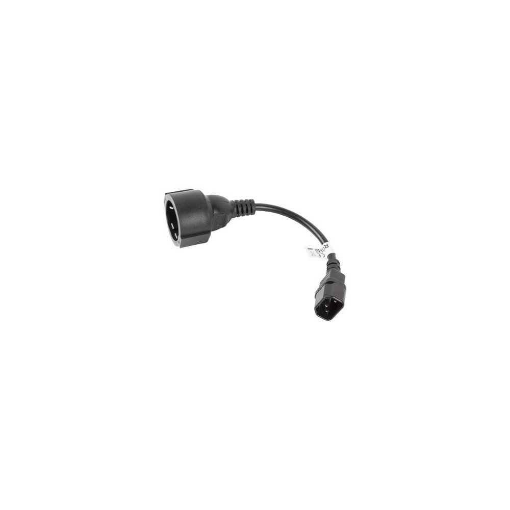 LANBERG CA-C14E-10CC-0018-BK cable