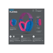LOGI G435 LightSpeed Headset Blue