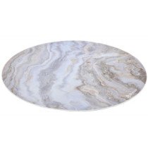 Arozzi Zona Round Floor Pad|White Marble
