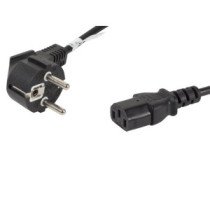Lanberg|CEE 7/7 to IEC 320 C13 Power Cord|CA-C13C-10CC-0018-BK