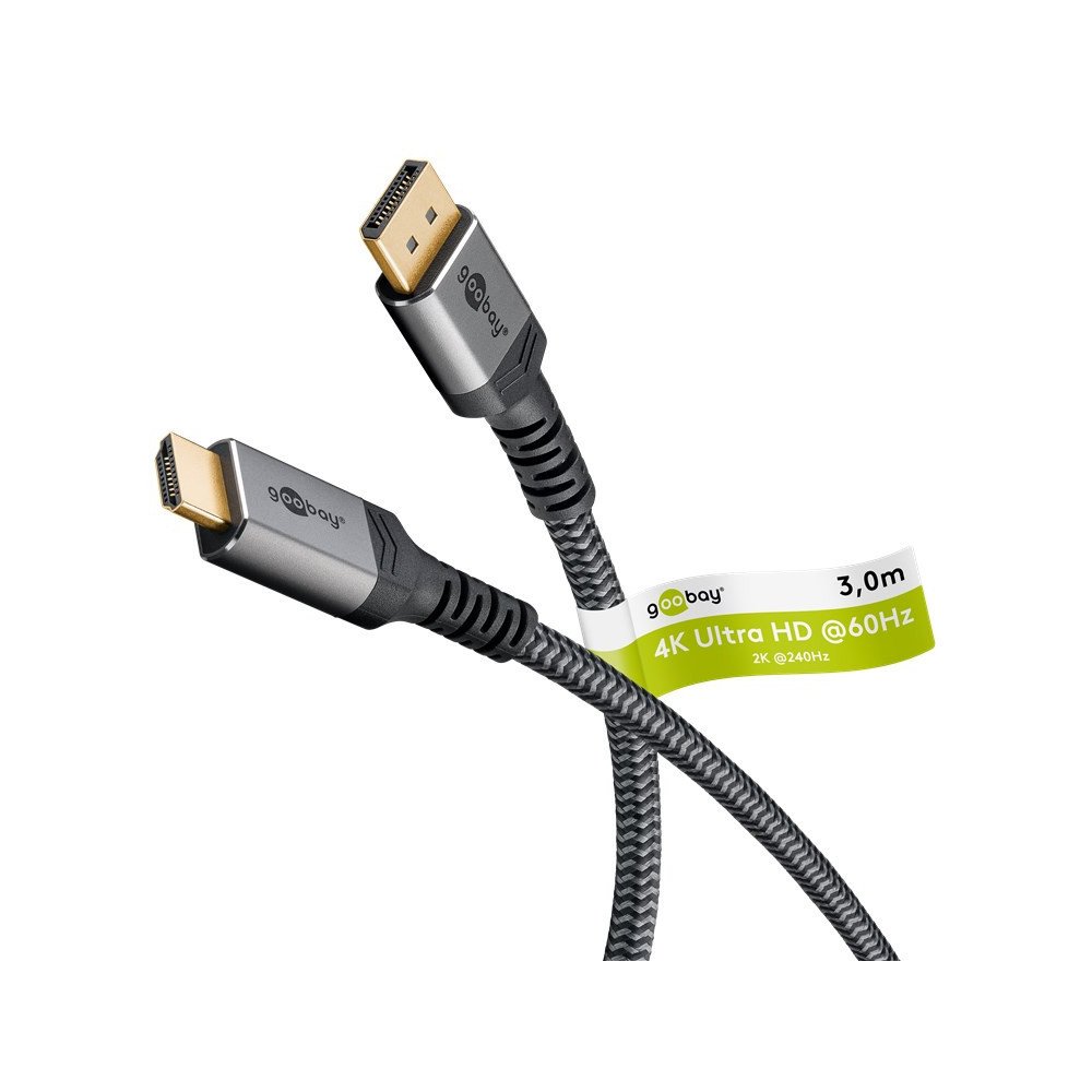 Goobay DisplayPort to HDMI Cable|65270|3 m