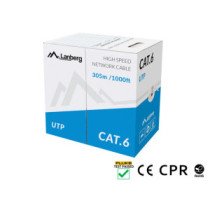 Lanberg|LAN Cable Cat.6 UTP Solid CU CPR + Fluke Passed