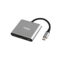 Natec|USB-C Multiport Adapter|NMP-1607|Grey|USB Type-C|0.11 m
