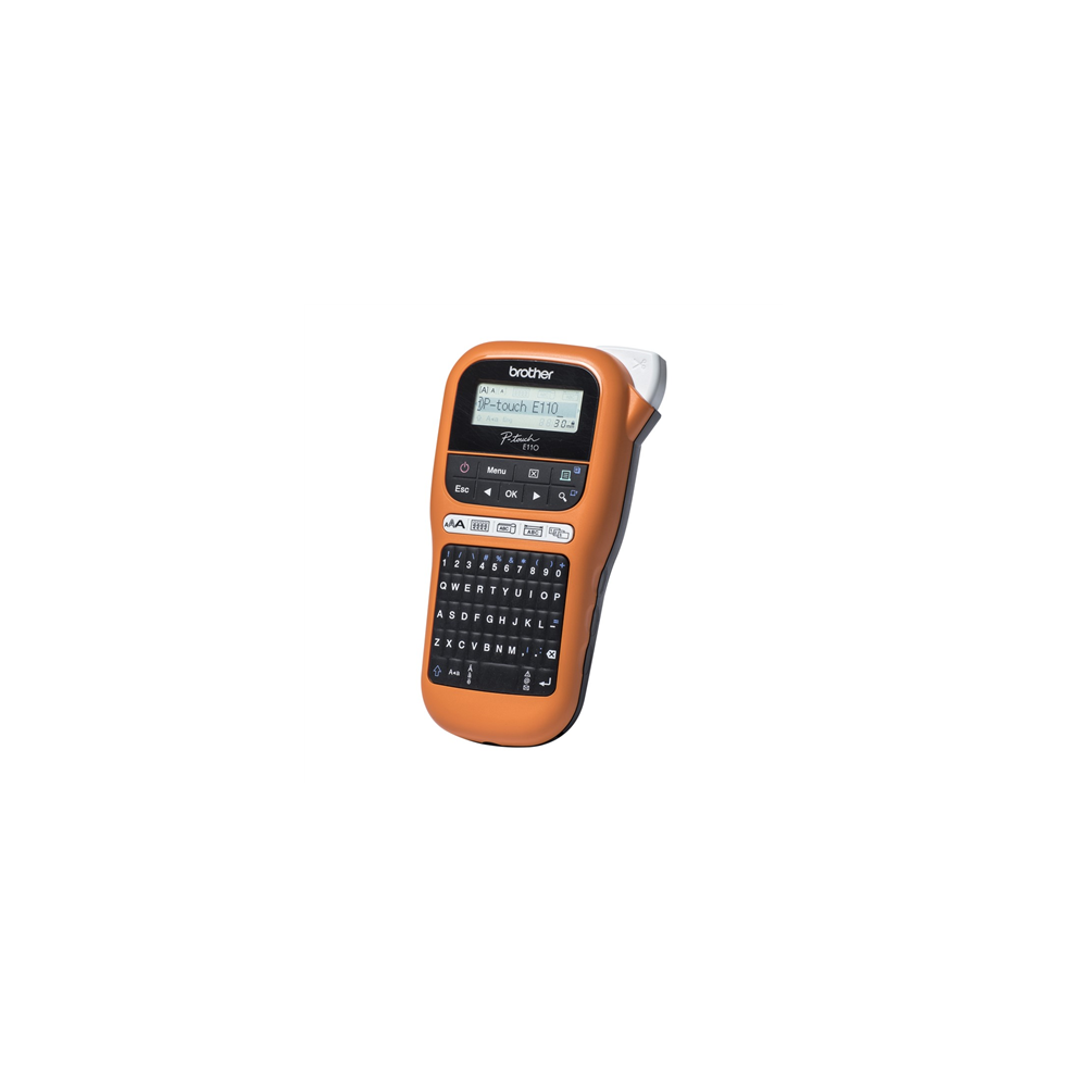 Brother PTE110VP|Thermal|Label Printer|Orange