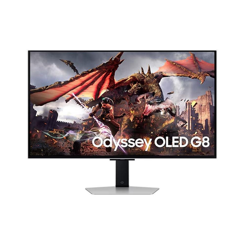 Monitor|SAMSUNG|32"|Gaming/Smart/4K|Panel OLED|3840x2160|16:9|0.03 ms|Speakers|Swivel|Pivot|Height adjustable|Tilt|Colour