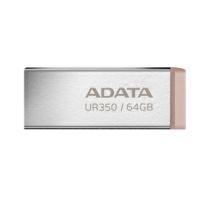 ADATA|USB Flash Drive|UR350|64 GB|USB 3.2 Gen1|Brown