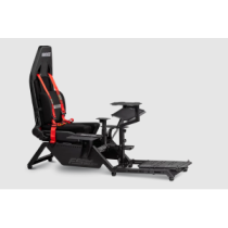 Next Level Racing|Flight Simulator Cockpit|Black and Red