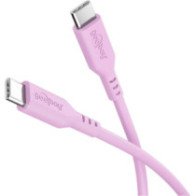 Goobay USB-C Silicone Cable, 1.5 m, Pink|Goobay