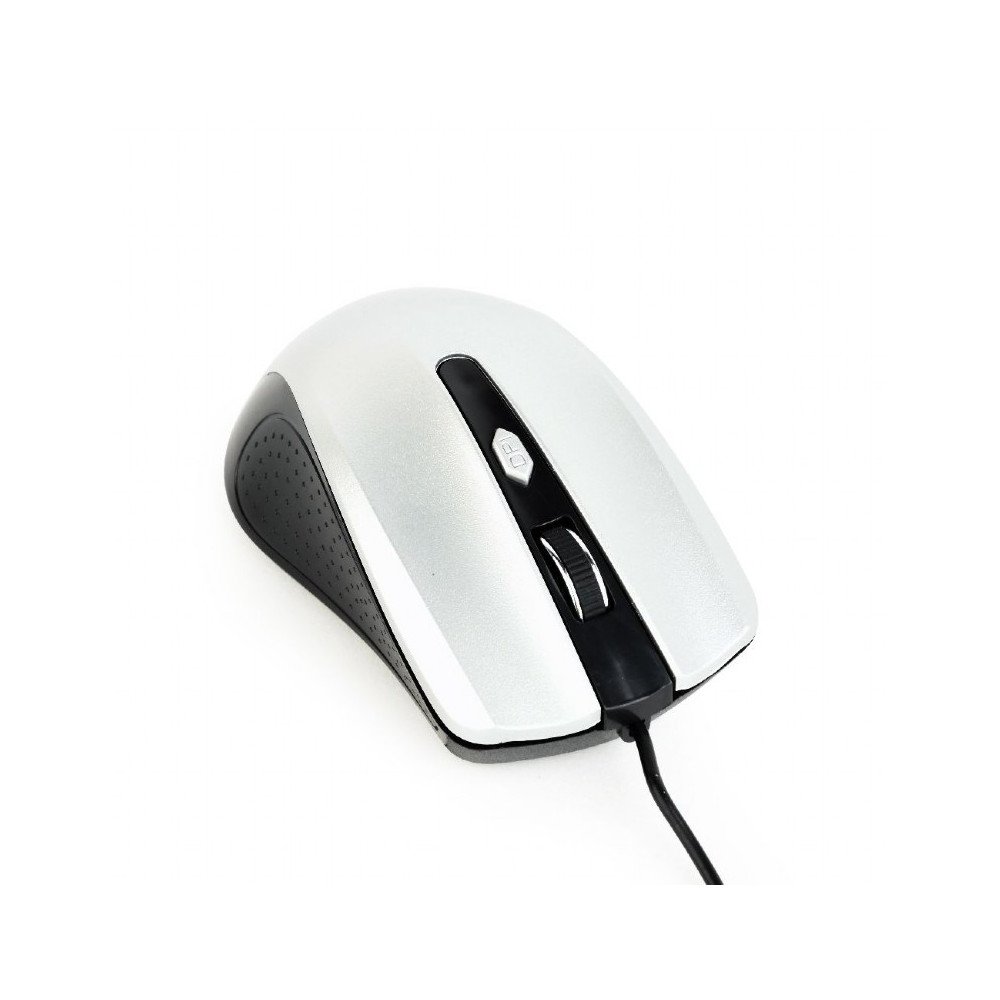 Gembird|Mouse|MUS-4B-01-BS|Standard|USB|Black/ silver