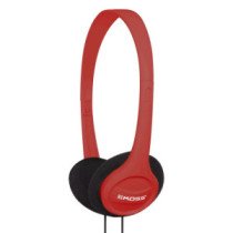 Koss|Headphones|KPH7r|Wired|On-Ear|Red