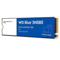 SSD|WESTERN DIGITAL|Blue SN580|250GB|M.2|PCIe Gen4|NVMe|TLC|Write speed 2000 MBytes/sec|Read speed 4000 MBytes/sec|2.38mm|TBW