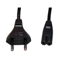 Cablexpert|Power cord (C7), VDE approved|Black Power plug type C