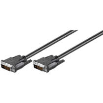 Goobay|DVI-D FullHD cable Dual Link, nickel plated|DVI-D male