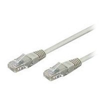 Goobay|CAT 6 patch cable, U/UTP|Grey RJ45 male (8P8C)|RJ45 male (8P8C)
