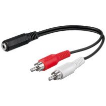 Goobay|Audio cable adapter, 3.5 mm|50092