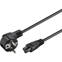 Goobay|Power supply cord (CEE/7/7 to mickey), angled|68004|Black