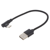 Gembird|Angled USB Type-C charging and data cable|CC-USB2-AMCML-0.2M