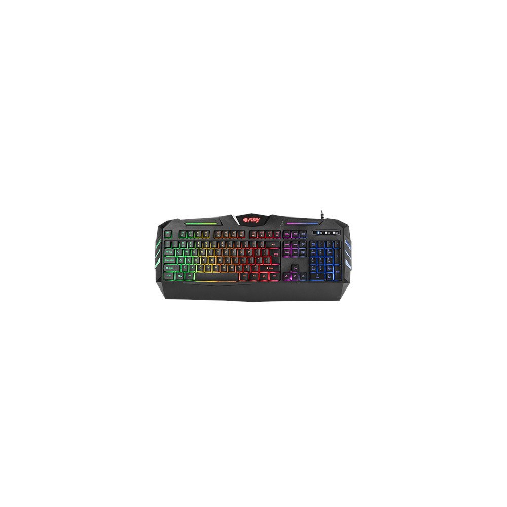 FURY Spitfire Gaming Keyboard, US Layout, Wired, Black | Fury | Gaming Keyboard | Spitfire | Gaming keyboard | Wired | RGB LED
