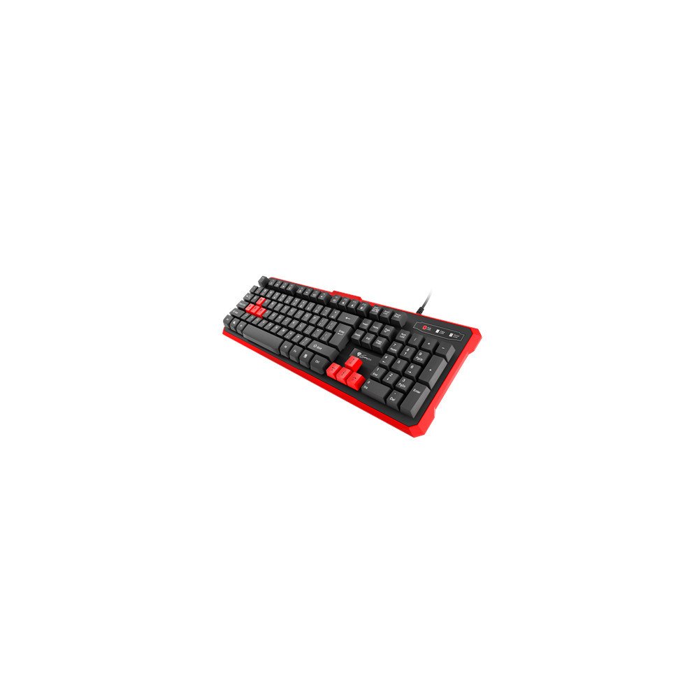 GENESIS RHOD 110 Gaming Keyboard, US Layout, Wired, Red | Genesis | RHOD 110 | Gaming keyboard | Wired | US | 1.7 m | Red, Black
