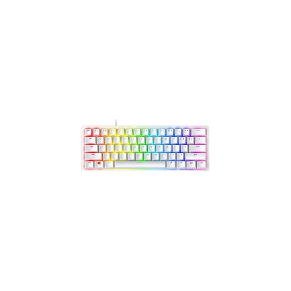 Razer | Huntsman Mini 60% | Mercury White | Gaming keyboard | Wired | Opto-Mechanical | RGB LED light | NORD