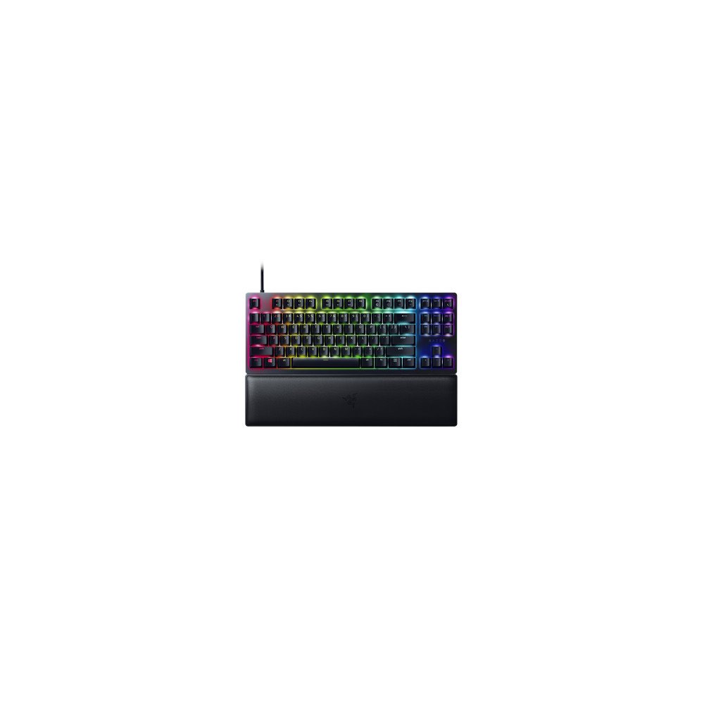 Razer | Huntsman V2 Tenkeyless | Black | Gaming keyboard | Wired | Optical Gaming Keyboard | RGB LED light | US | Clicky Purple