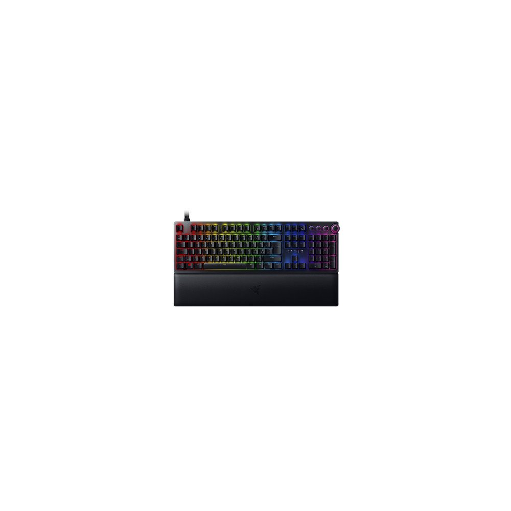 Razer | Huntsman V2 | Black | Gaming keyboard | Wired | Optical | RGB LED light | NORD