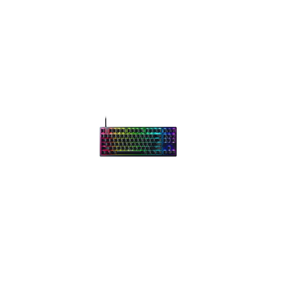 Razer | Huntsman V2 TKL Optical Gaming Keyboard | Gaming keyboard | Wired | RGB LED light | RU | Black | Clicky Purple Switch