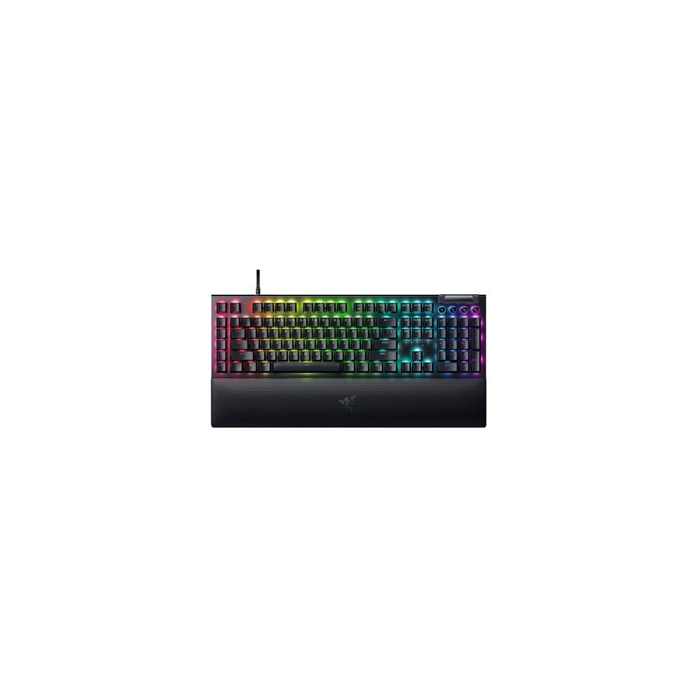 Razer | Mechanical Gaming Keyboard | BlackWidow V4 | Black | Mechanical Gaming Keyboard | Wired | Nordic | N/A g | Green