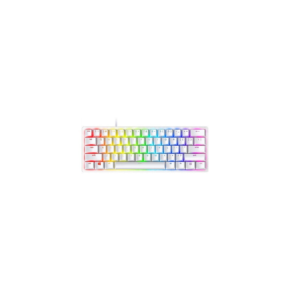 Razer | Huntsman Mini 60% | Mercury | Gaming keyboard | Wired | Optical | RGB LED light | US
