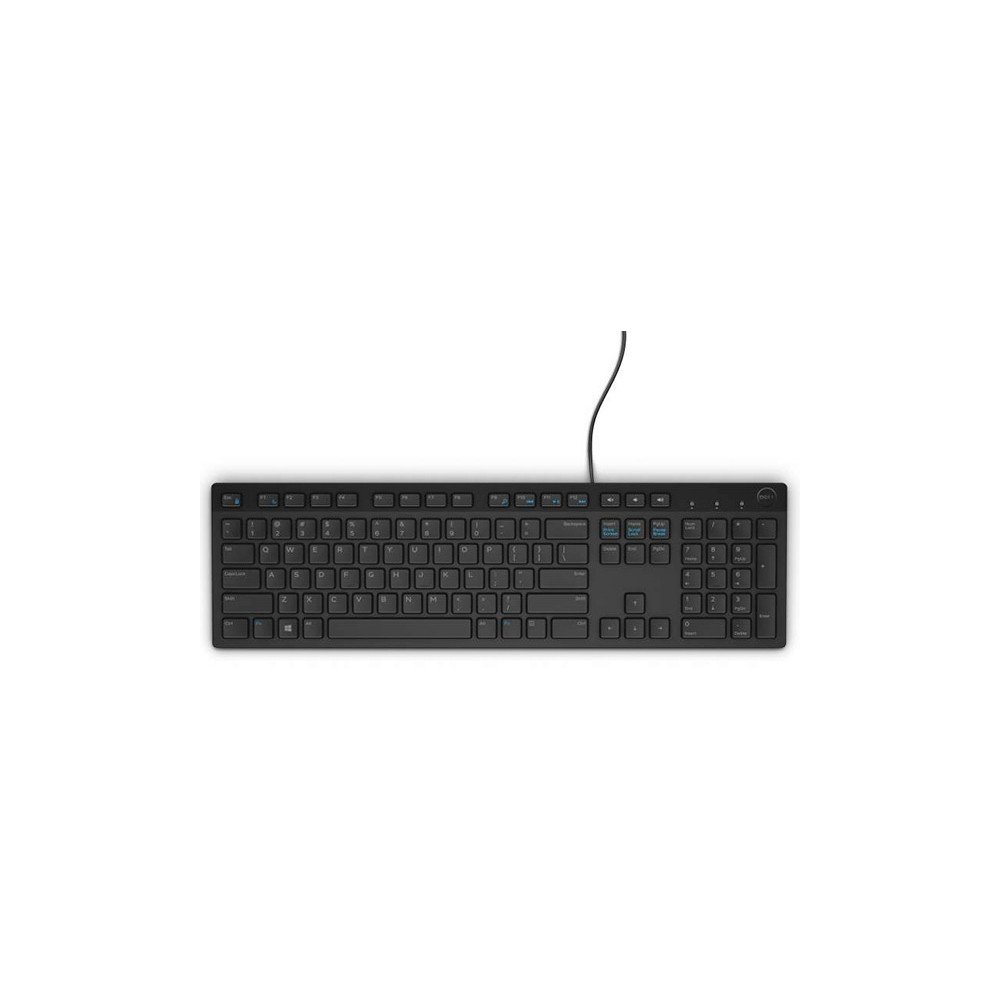 Dell|Keyboard|KB216|Multimedia|Wired|NORD|Black