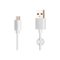 Fixed|Data And Charging Cable With USB/USB-C Connectors|White