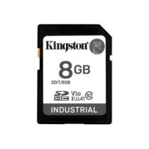 Kingston|SDHC SD|Flash Memory Card|8 GB|Black