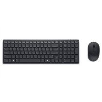Dell | Silent Keyboard and Mouse | KM555 | Keyboard and Mouse Set | Wireless | Ukrainian (QWERTY) | Black | 2.4 GHz, Bluetooth