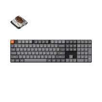 Keychron K5 Max QMK/VIA Wireless RGB - US Layout - Hot-Swappable Gateron Brown (K5M-H3) Belaidė Žaidimų Klaviatūra