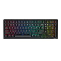 Royal Kludge RK98 - US layout - Brown Switches - Black (Juoda) Belaidė Žaidimų Klaviatūra