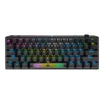Corsair Gaming K70 PRO MINI RGB Wireless - US layout - Cherry MX Red Switches Black (Juoda) Belaidė Žaidimų Klaviatūra