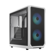 Fractal|Design|||Focus|2|||Side|window|||RGB|White|TG|Clear|Tint