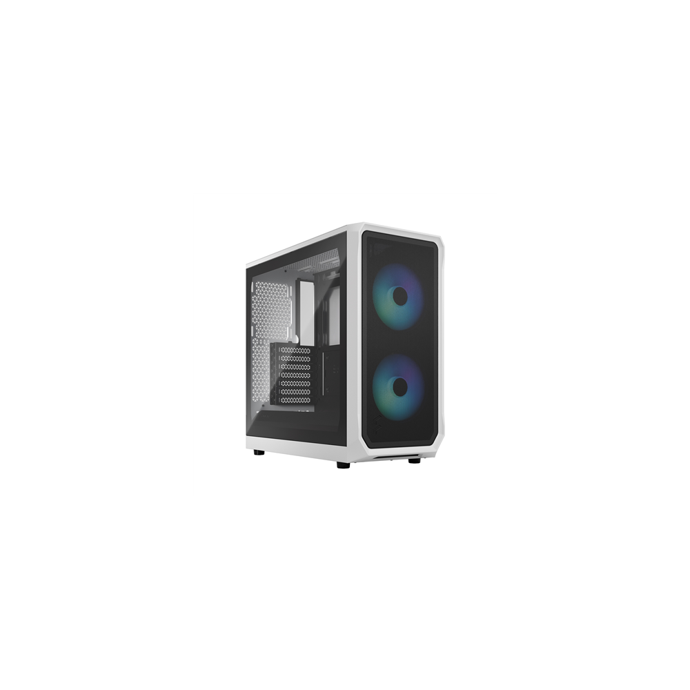 Fractal|Design|||Focus|2|||Side|window|||RGB|White|TG|Clear|Tint