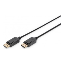 Digitus|||DisplayPort|Connection|Cable|||Black|||DP|male|||DP|male