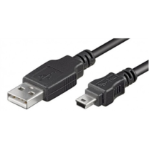 Logilink|||USB|MINI-B|5-pin|180|Cert|1.8m|||USB-A|to|mini-USB|B|||A