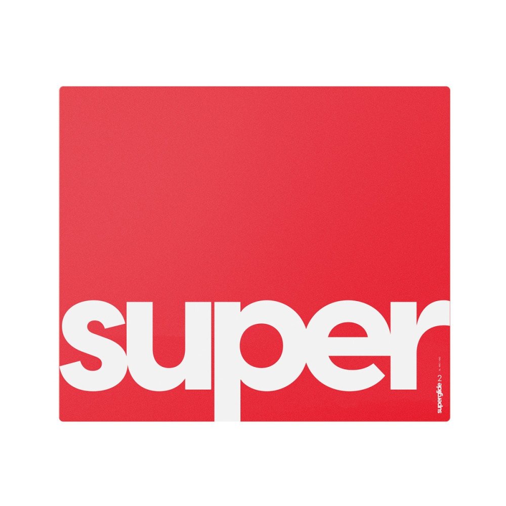 Superglide|Glass|Mousepad|V2|Red|XL|(Raudonas)|Stiklinis|Pelės