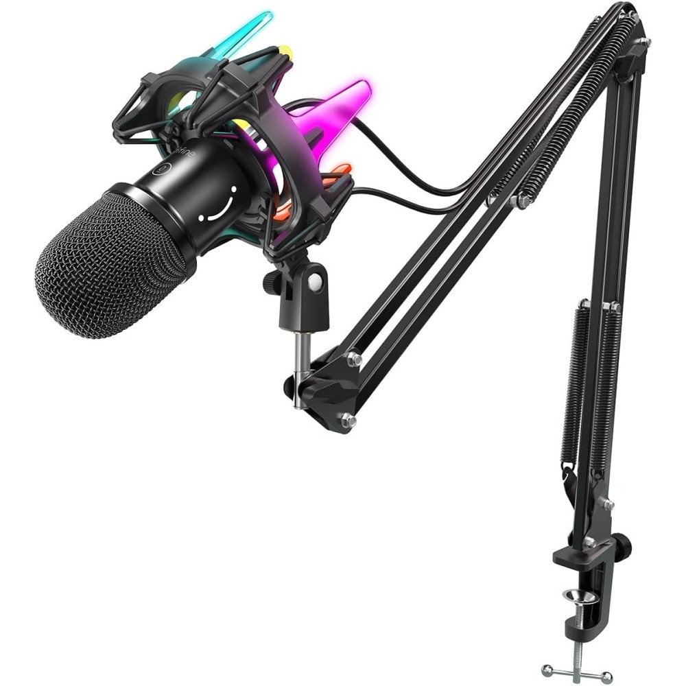 FIFINE|K651|RGB|Black|(Juodas)|Komplektas:|Kondensatorinis|+