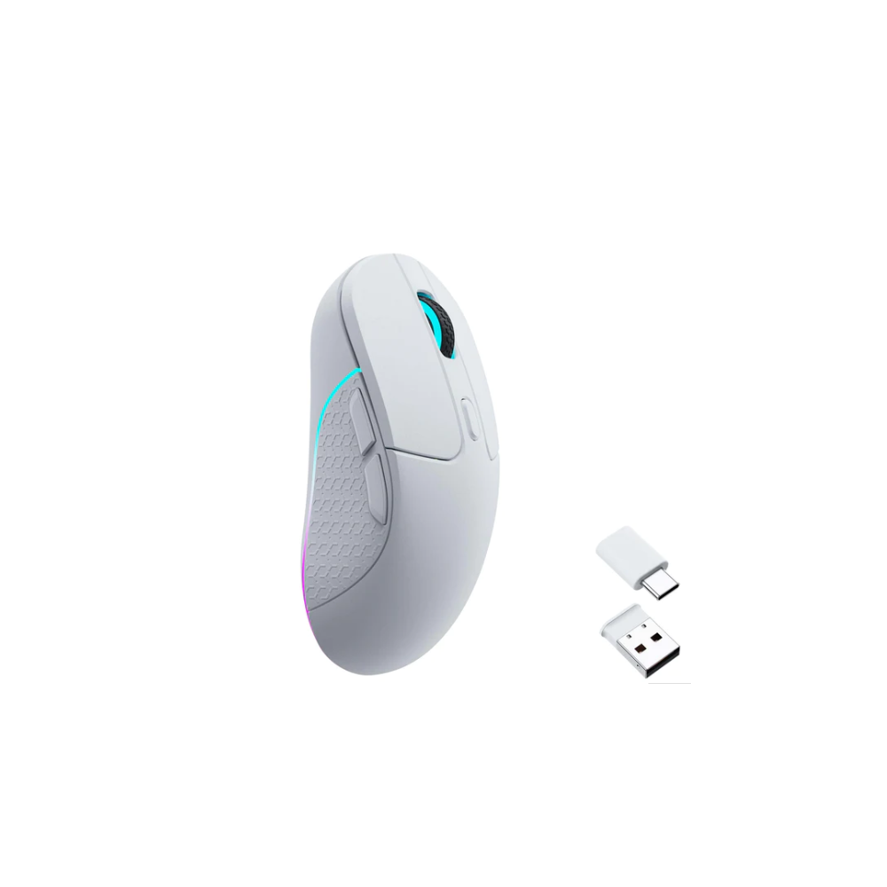 Keychron M3 Wireless (1000Hz) White (M3-A3) Balta Belaidė Žaidimų Pelė