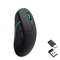 Keychron M3 Wireless (1000Hz) Black (M3-A1) Juoda Belaidė Žaidimų Pelė