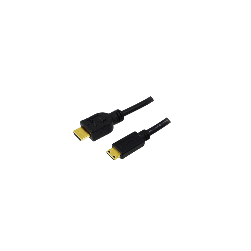 Logilink|||HDMI|to|Mini|HDMI|High|Speed|||Black|||HDMI|male|(type|A)
