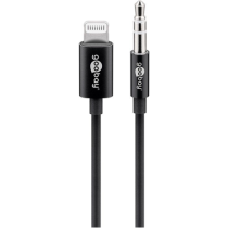 Goobay|||66805|Apple|Lightning|audio|connection|cable,|(3.5|mm)