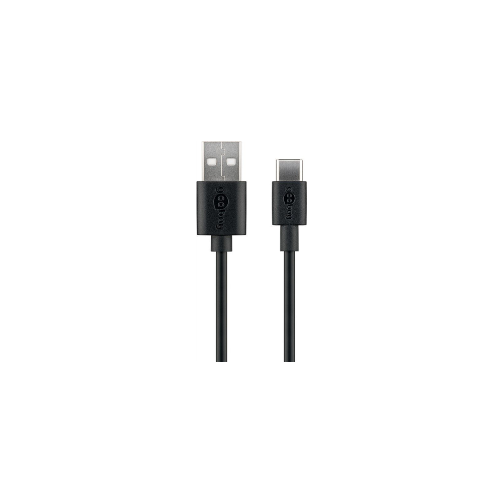 Goobay|59122|USB|2.0|cable|(USB-C™|to|USB|A),|black|||Goobay|||USB-C