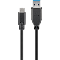 Goobay|71221|USB-C|to|USB|A|3.0|cable,|black,|2m|||Goobay|||USB-C|to